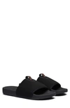 Swims Cabana Knit Slide Sandal In Black