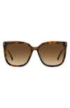 ISABEL MARANT IN LOVE 57MM GRADIENT SQUARE SUNGLASSES