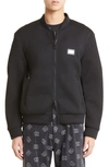 Dolce & Gabbana Nylon And Wool Jacket In Black
