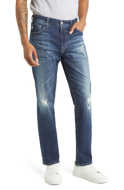 Ag Tellis Slim Fit Stretch Jeans In 9 Years Solar Ray Destructed