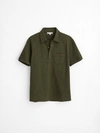 ALEX MILL THE STANDARD POLO IN SLUB COTTON