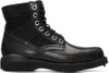 VISVIM Black '73 Folk Lace-Up Boots,0117102002017
