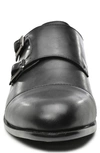 TAHARI TAHARI DAVID DOUBLE BUCKLE MONK STRAP SHOE