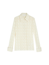 Sportmax Savain Cream Cotton Blend Shirt In Nude & Neutrals