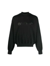 Off-white Off White Men Black Cotton Sweatshirt In Black