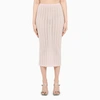 ALESSANDRA RICH ALESSANDRA RICH PERFORATED PENCIL SKIRT