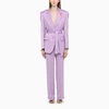 Hebe Studio Lilac Viscose The Lover Blazer In Green
