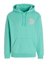Objects Iv Life Abstract-print Organic Cotton Hoodie In Green