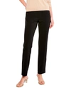 Nic + Zoe Wonderstretch Pocket Straight Leg Pants In Black