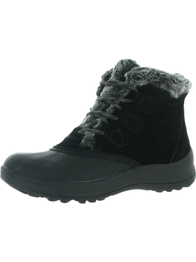 Baretraps Augustina Womens Suede Cold-weather Winter & Snow Boots In Black
