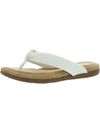 CLIFFS BY WHITE MOUNTAIN FORGIVING WOMENS FAUX LEATHER SLIDES FLAT SANDALS