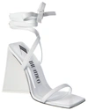 ATTICO ISA VINYL & LEATHER SANDAL