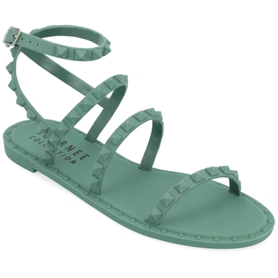 Journee Collection Saphira Sandal In Green