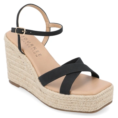 Journee Collection Collection Women's Tru Comfort Foam Raniya Sandals In Black