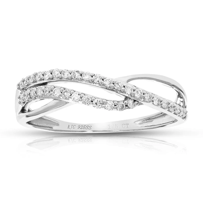 Vir Jewels 1/5 Cttw Round Cut Lab Grown Diamond Engagement Ring For Women .925 Sterling Silver