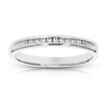 VIR JEWELS 1/10 CTTW ROUND CUT LAB GROWN DIAMOND WEDDING ENGAGEMENT RING .925 STERLING SILVER PRONG SET