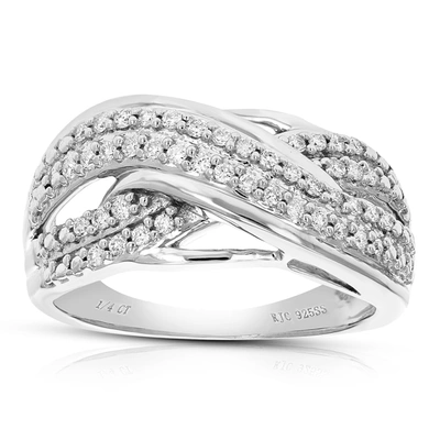 Vir Jewels 1/4 Cttw Round Cut Lab Grown Diamond .925 Sterling Silver Wedding Engagement Ring