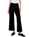 Nic + Zoe Work It Cropped Wide-leg Trousers In Black