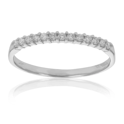 Vir Jewels 1/6 Cttw Round Cut Lab Grown Diamond Wedding Engagement Ring .925 Sterling Silver Prong Set