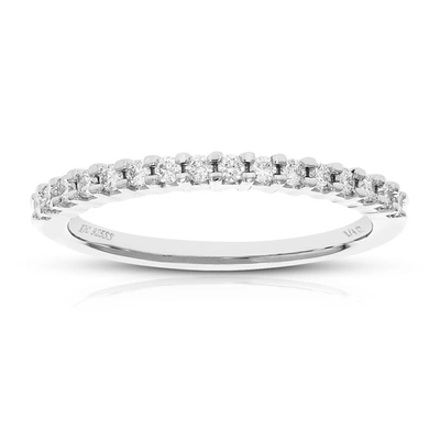 Vir Jewels 1/4 Cttw Round Lab Grown Diamond Prong Set Wedding Engagement Ring .925 Sterling Silver