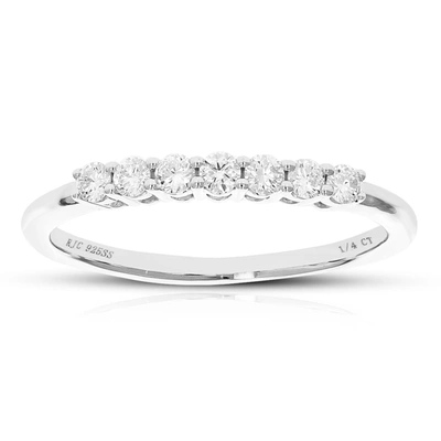 Vir Jewels 1/4 Cttw Round Lab Grown Diamond Wedding Engagement Ring .925 Sterling Silver Prong Set