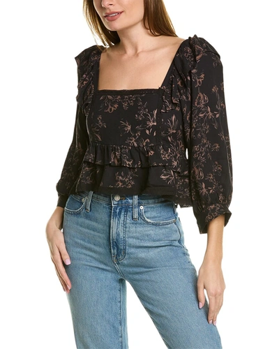 Saltwater Luxe Cruz Top In Black