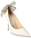 Jimmy Choo Love 100 Patent Leather Pumps In Cream