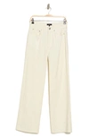 Rag & Bone Logan High-rise Striped Wide-leg Jeans In Blustripe