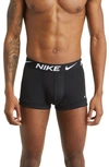 Nike 3-pack Dri-fit Essential Micro Trunks In Black