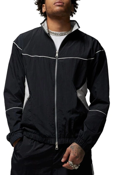 Jordan Essentials Statement Warmup Jacket In Black