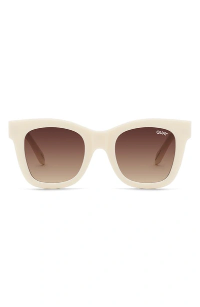 Quay After Hours Luxe 52mm Polarized Square Sunglasses In  display picture 1