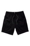 Volcom Frickin' Drawstring Waist Shorts In Black