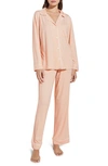 Eberjey Sleep Chic Printed Pajama Set In Geo Tile Rose Clo