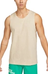 Nike Dri-fit Primary Training Tank In Neutral Olive/ Htr