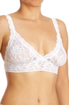Hanky Panky Signature Lace Crossover Bralette In White