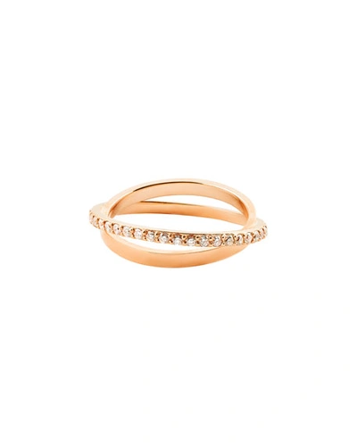 Lana Diamond Twist Ring In 14k Yellow Gold