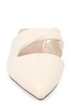 Journee Collection Enniss Flat Mule In Bone