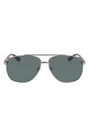 COLE HAAN 61MM COMBINATION AVIATOR POLARIZED SUNGLASSES