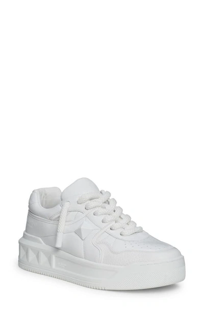 Valentino Garavani One Stud Xl Low Top Trainer In White