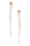 Simone Rocha Ball Teardrop Earrings In Pink