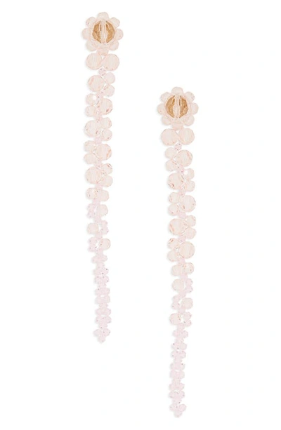 Simone Rocha Ball Teardrop Earrings In Pink