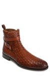 Taft The Dylan Boot In Brown Woven