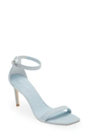 Stuart Weitzman Nunaked Curve 85 Sandal In Light Vintage