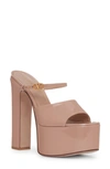 VALENTINO GARAVANI TAN-GO PLATFORM SLIDE SANDAL