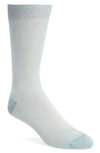 Canali Micropattern Dress Socks In Light Blue