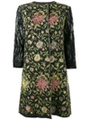 BY WALID BY WALID FLORAL EMBROIDERED COAT - BLACK,S17170024W78COAT12002632