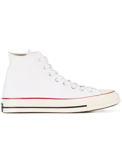 Converse Parchment 70s Chuck Taylor Hi Trainers In White