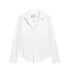Frank And Eileen Barry Woven Button Up In White