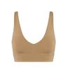 Commando Butter Comfy Longline Bralette In Brown