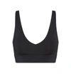 Commando Womens Black Butter Comfy Scoop-neck Stretch-jersey Bralette S In Black